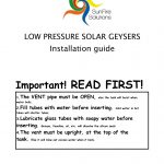 low pressure solar geyser installation low pressure solar geyser low pressure solar geyser prices low pressure solar geyser installation manual low pressure solar geyser installation diagram low pressure solar geysers south africa low pressure solar geyser prices south africa